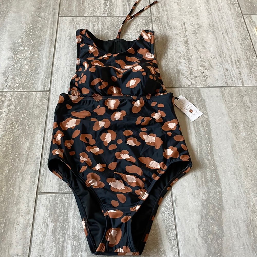 Shade & Shore One Piece Swimsuit Animal Print